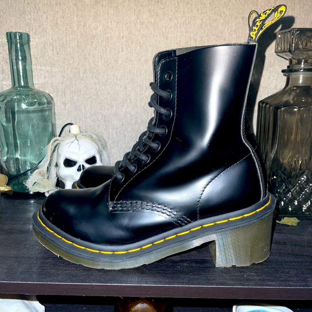 Dr. Marten boot with heel